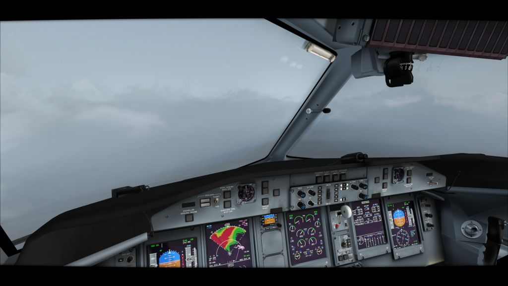 Descending Through Clouds.