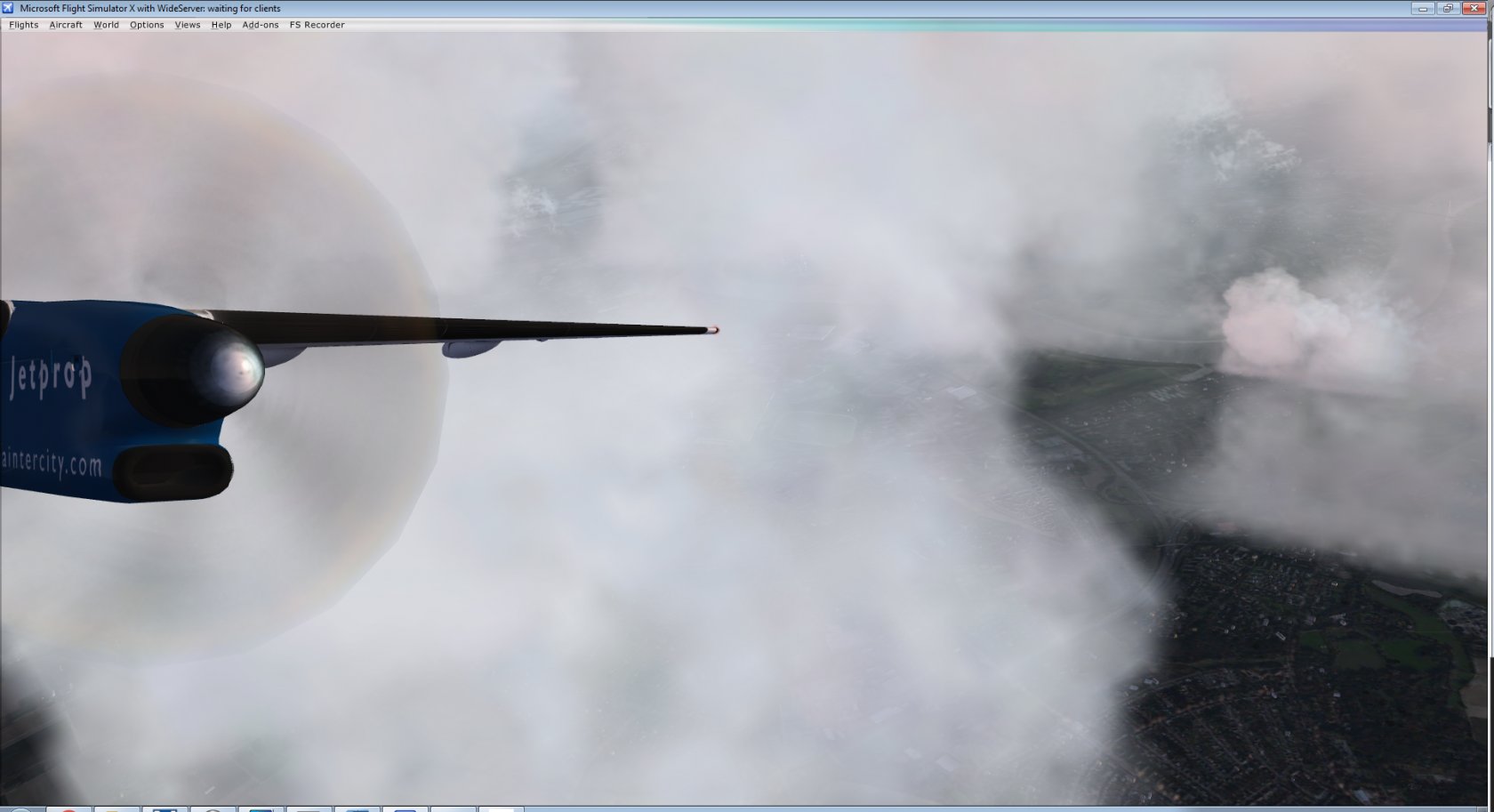 Departure from EDDL (Side View)
