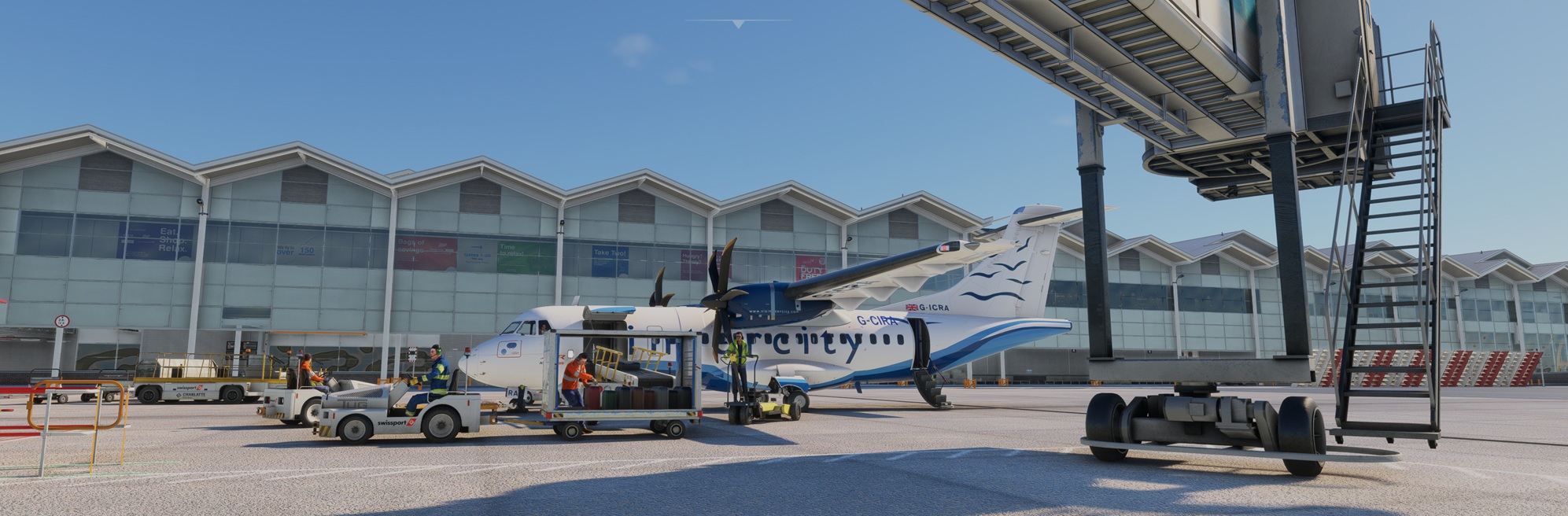 ATR 42-600 - EGBB - Deboarding - GSX Pro