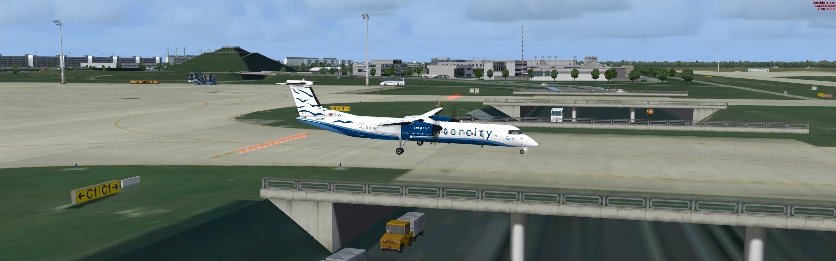 Taxi to 8L at Munich heading to Dusseldorf
