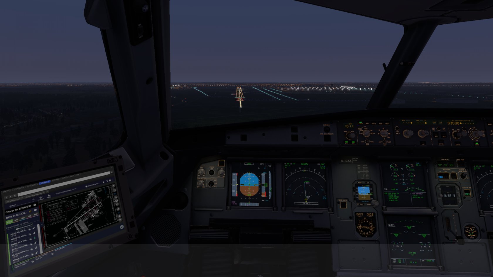Evening arrival into Berlin