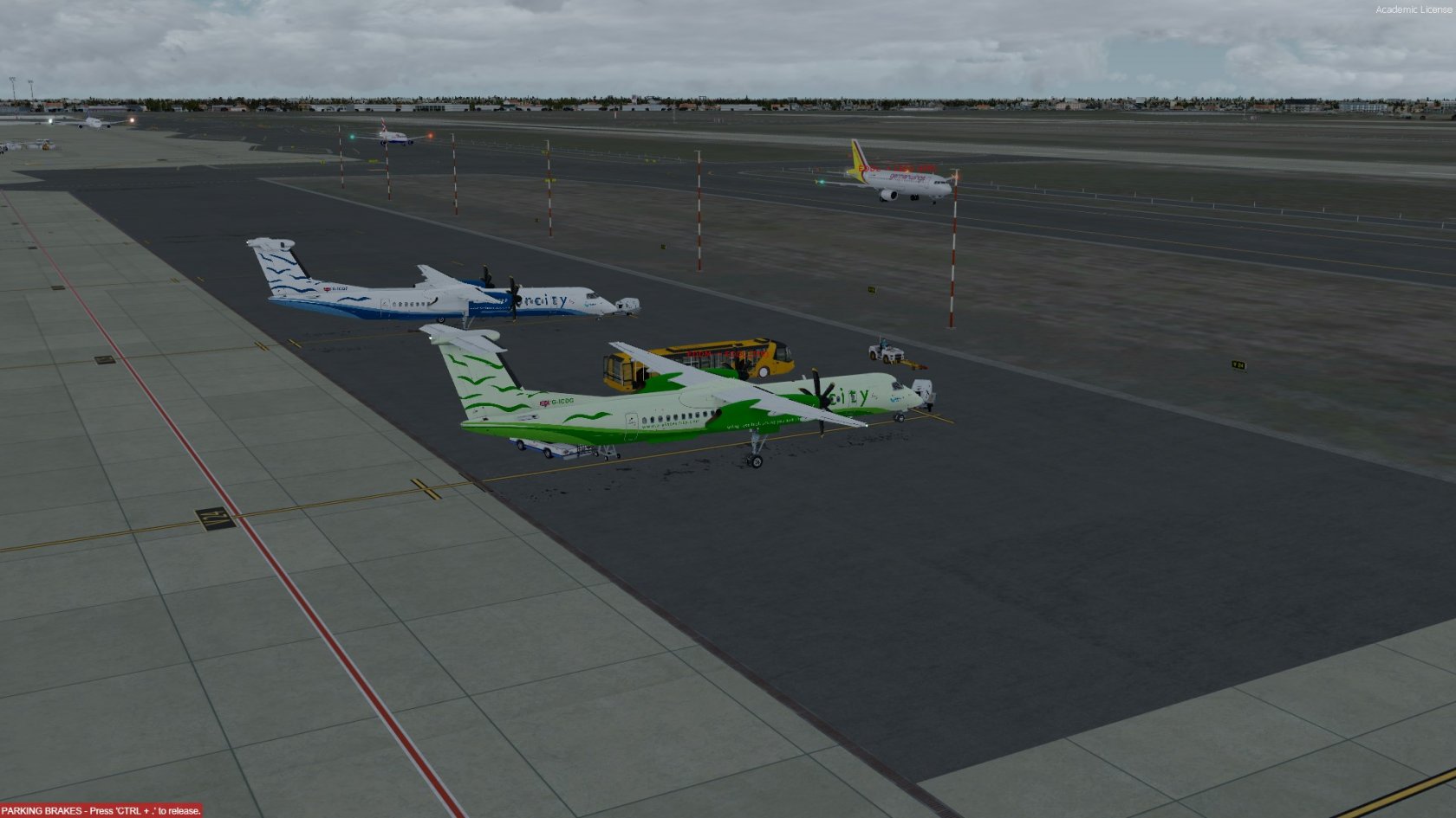 Unloading next to company