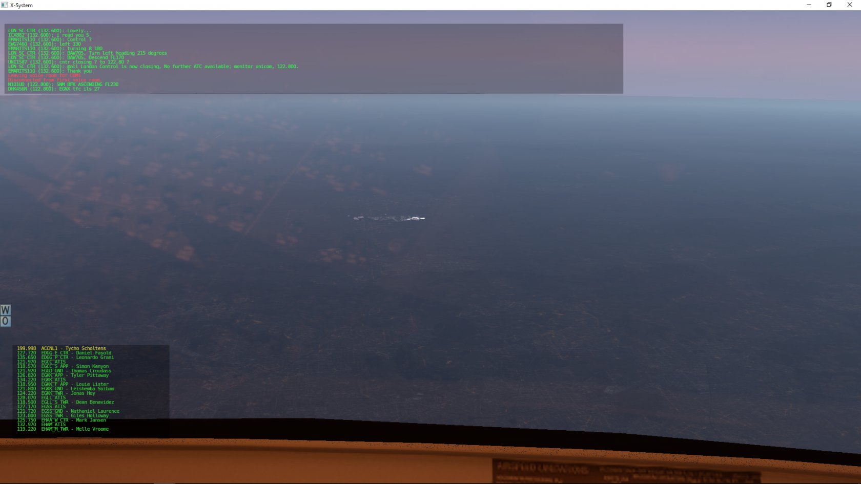 Gatwick by night