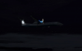 Q400 overhead night