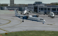 Q400 London City taxi in