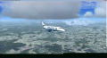 Some ice accumulated on the nose and props